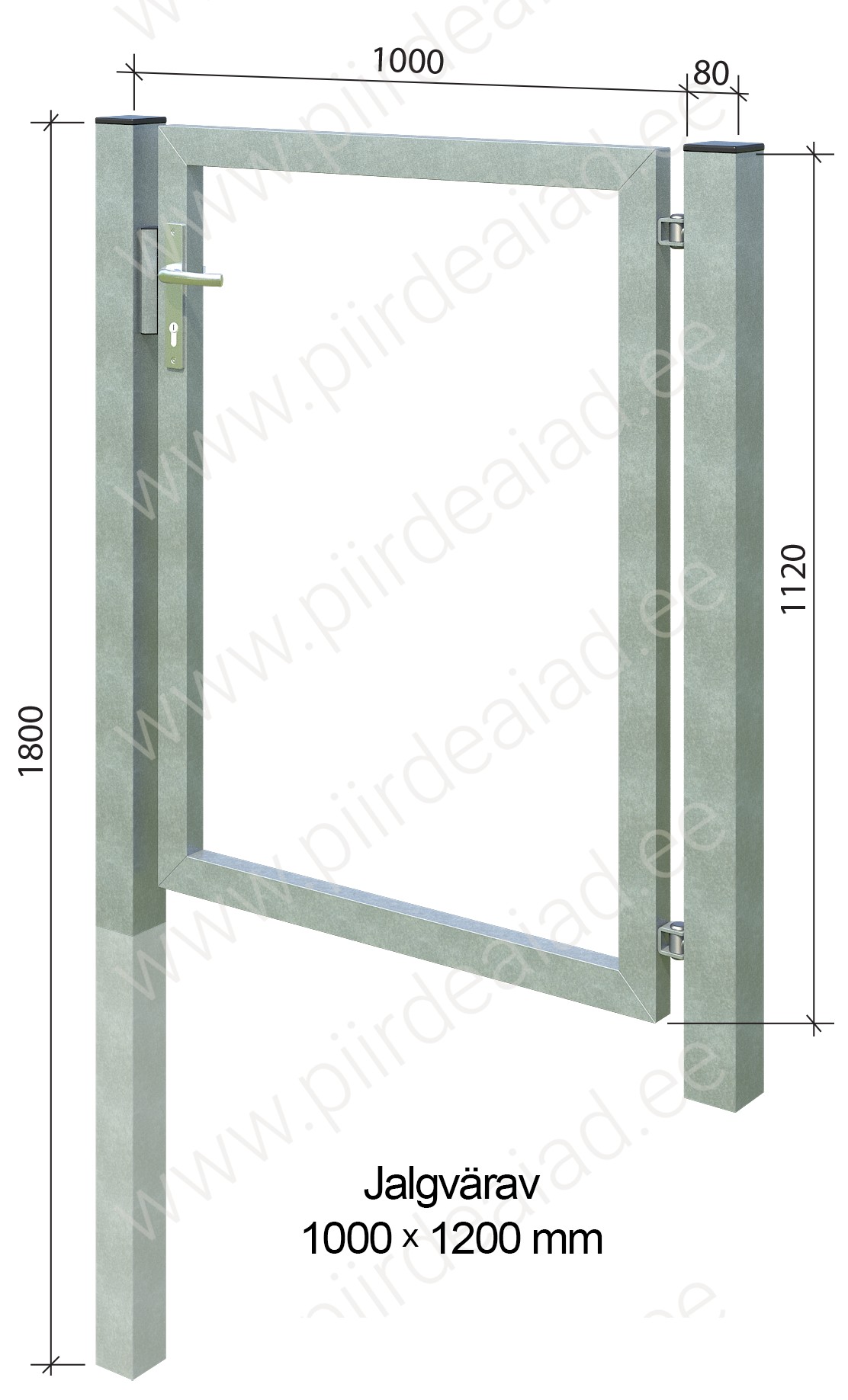 Kuumtsingitud värav